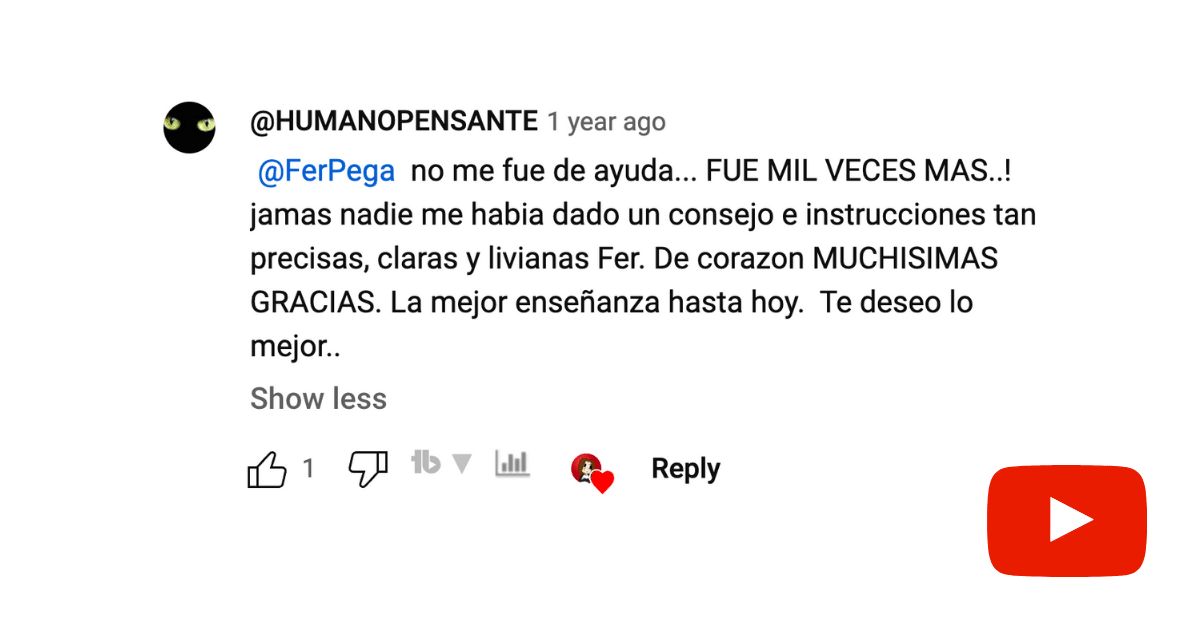 Comentarios en Youtube 1